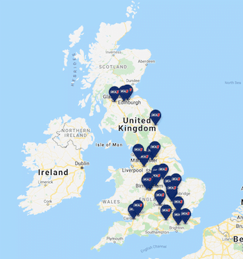British Car Auctions Online Locations