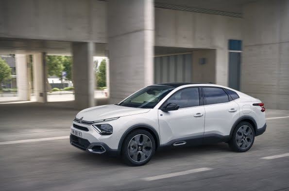 New all-electric Citroën ë-C4 X to launch in the UK: four-door fastback elegance with added SUV attitude