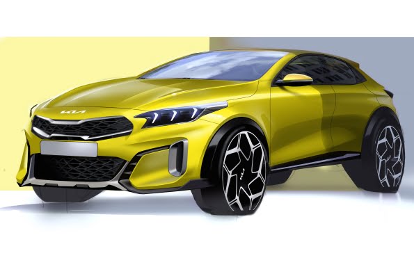 Kia releases sketches of new XCeed ahead of upcoming reveal