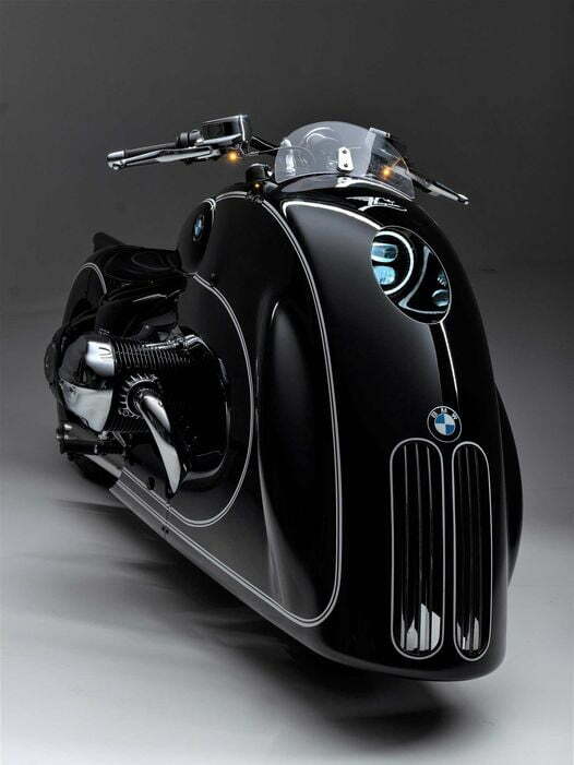 Classic Art Deco style BMW R 18 Custom motorcycle From Kingston