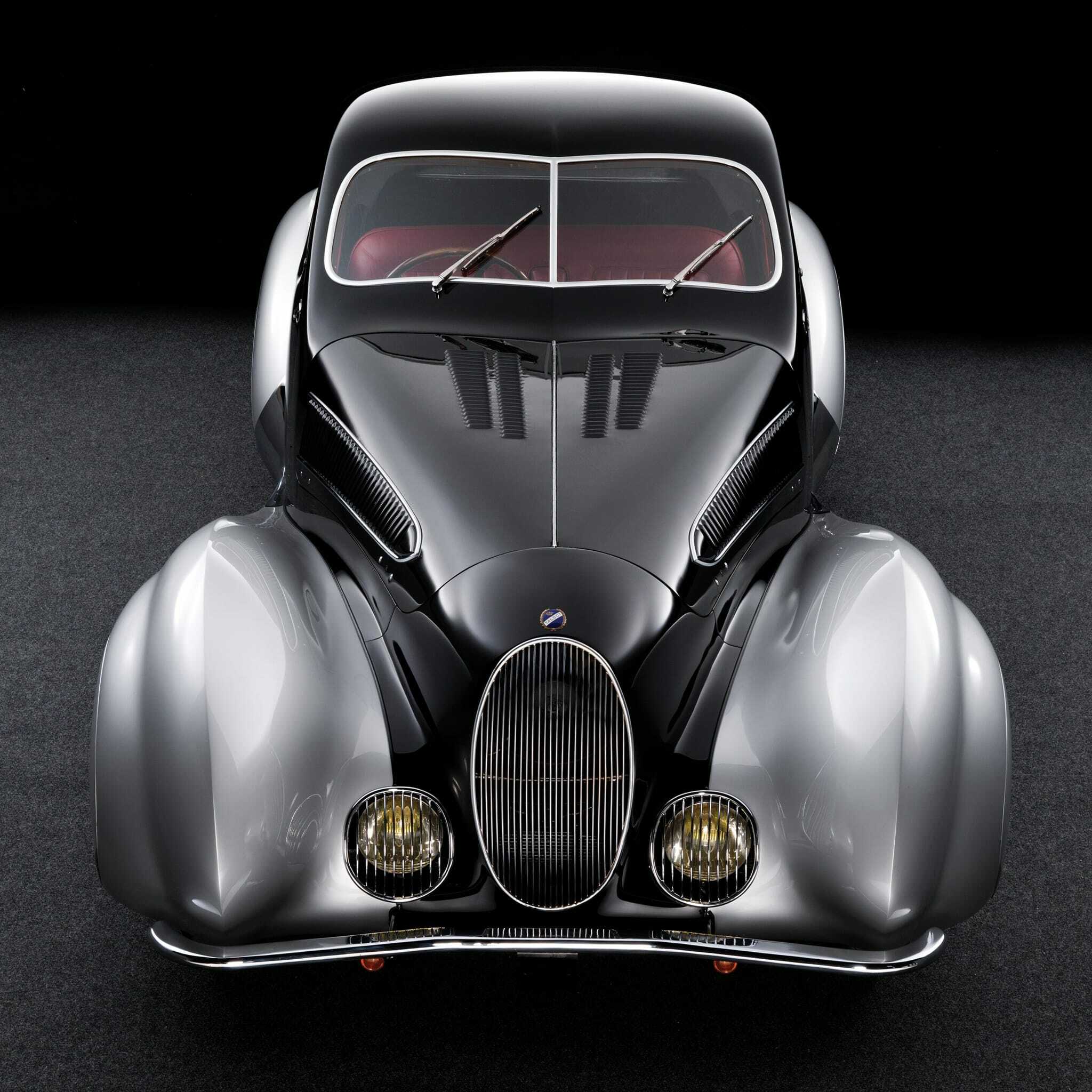 The wonderfully sculpted 1938 Talbot-Lago T150-C SS ‘Goutte d’Eau’ Coupé by Figoni et Falaschi