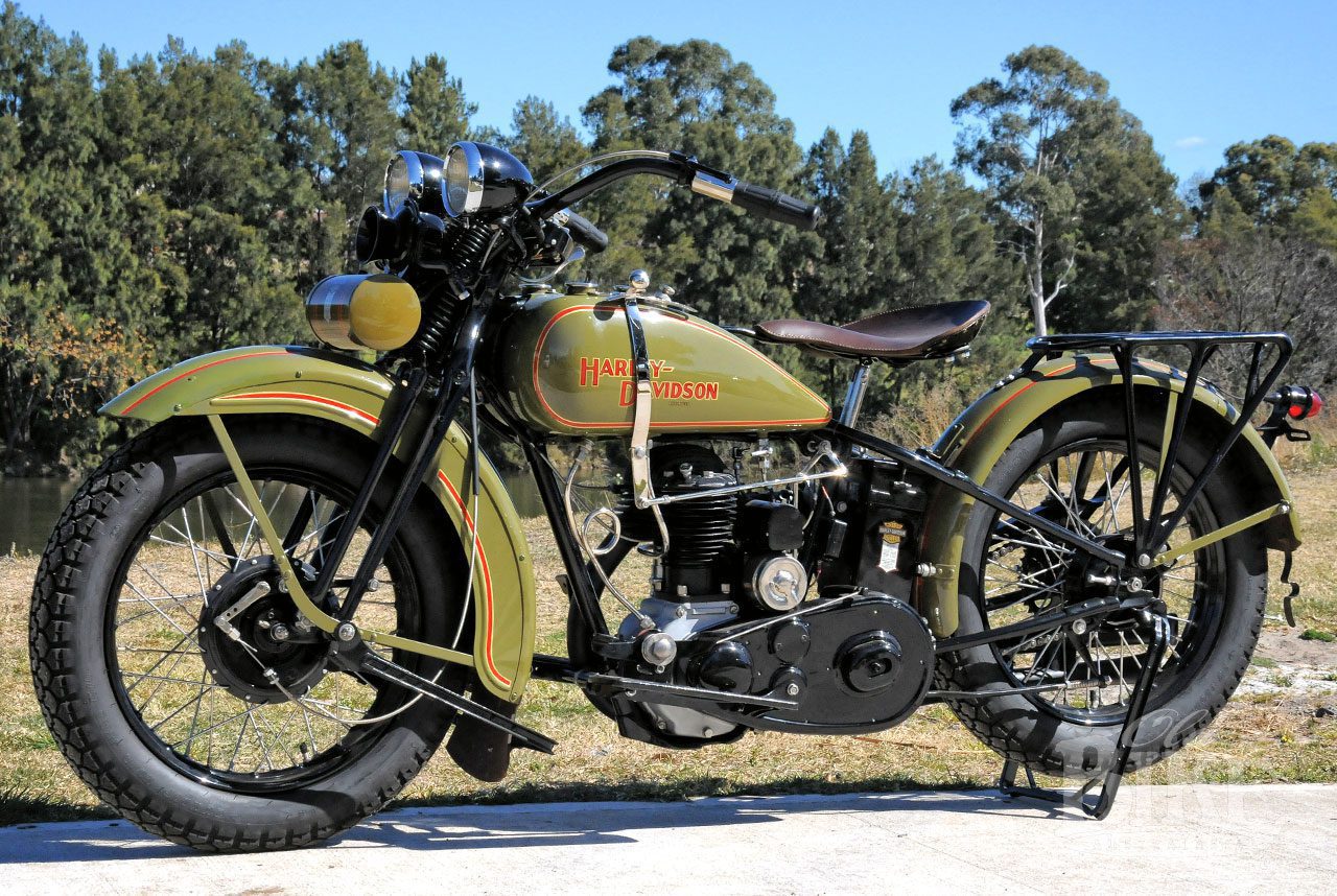 1930 Harley Davidson Motorcycle