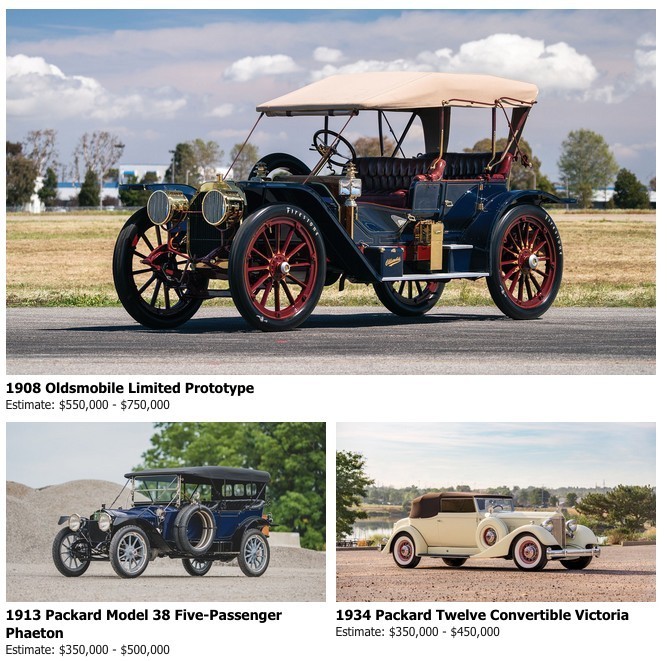 Cars at auction at https://rmsothebys.com/