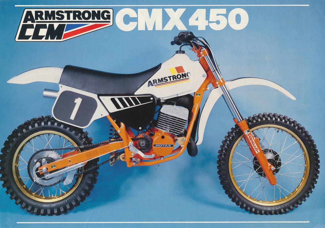 Card Motorbike Armstrong Ccm 350 Main Prize 1982 Collection Atlas Motorcycle UK 
